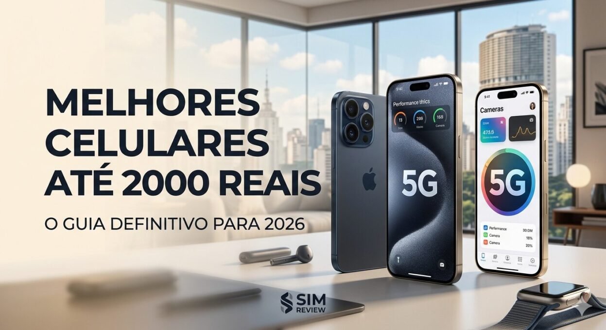 Melhores celulares até 2000 reais para comprar em 2026