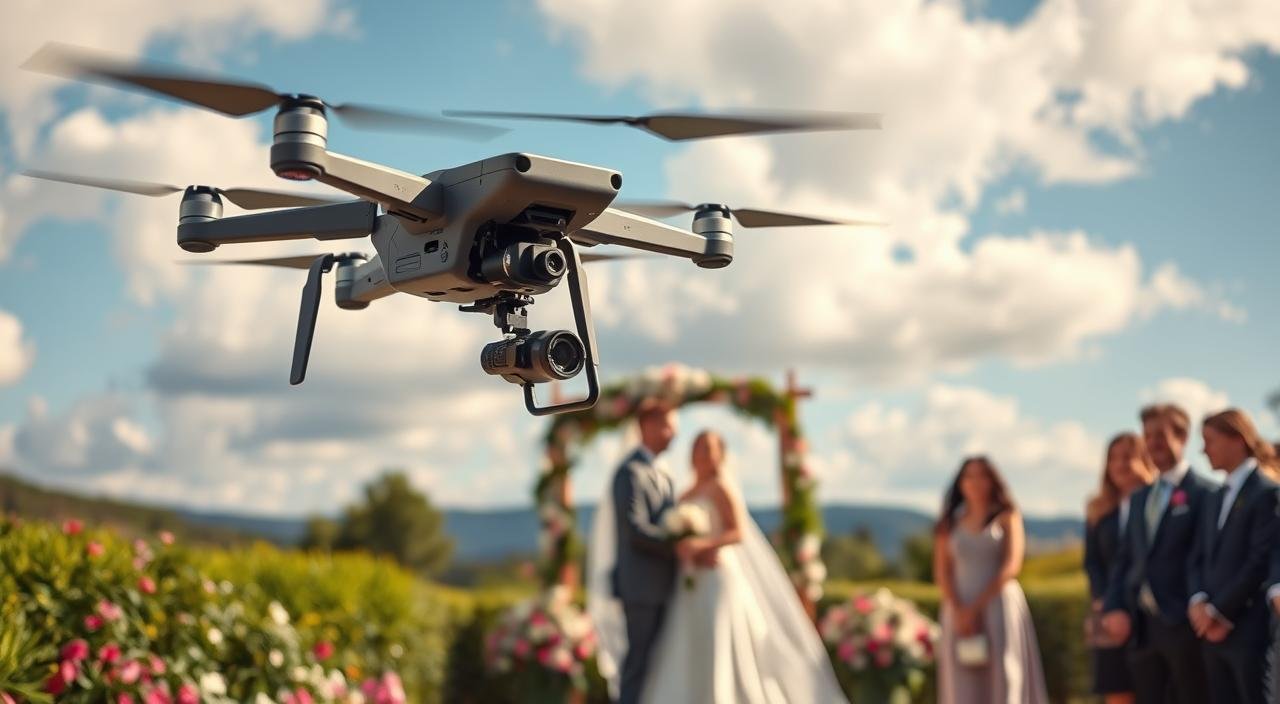 Como usar drone em casamento